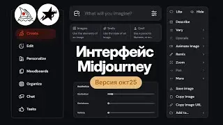 Весь интерфейс Midjourney с нуля
