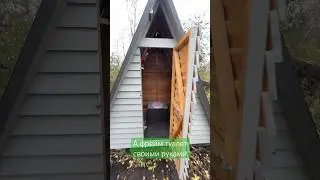 DIY A-frame Toilet Review 