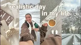 realistic day in my life || january vlog + skincare routine + haircare routine