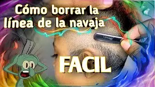 ✅Como borrar la línea de la navaja 2021 /💈#feid mid fade 💈
