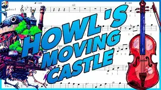 Howl's moving castle violin sheet / partitura violino /  - easy violin sheet /