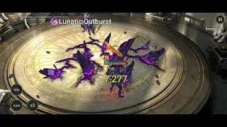 Hellfreak (20 power) vs Dhukk the Pierced (46 power) MANUAL fight