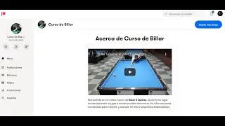 Patreon y el Curso de Billar 5 Quillas