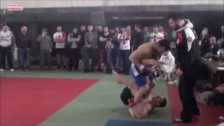 IHCMAF.Eurasian Cup 2015. under 72kg. 1/2 final.Lasha Dvalishvili(Geo) vs Roman Kurashvili(Geo)