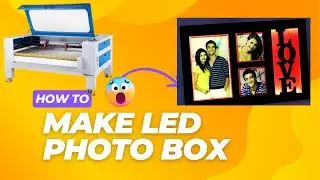 Photo Light BOx Kaise Banay-फोटो लाइट बॉक्स कैसे बनाए ? #co2lasercutting #co2laser