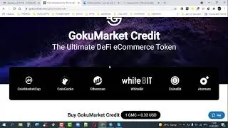 GokuMarket Пополнение баланса Покупка монет GMC Покупка пакета Ai Bot + Defi
