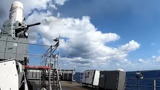 USS Germantown Fires Close-In Weapons System