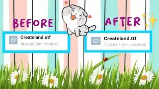 TUTORIAL MERUBAH FONT OTF MENJADI TTF || ANTI PHP || MUDAH BINGGO💡