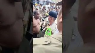 Diduga Dagangannya di Gusur Satpol PP Abang ini Nekat Menghadang Patroli Satpol PP dan Adu Mulut