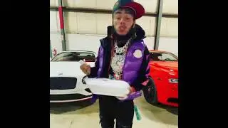 Tekashi 6ix9ine shows off his car collection