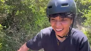 Hitting 25 footers on mini bikes…