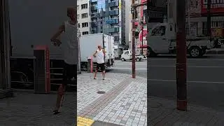 Shinjuku， Japan street artist
