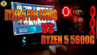 RYZEN 5 PRO 4650G VS RYZEN 5 5600G🤔STOCK