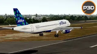 P3Dv5 - FSLabs A320 | New York JFK to Cancun, Mexico.