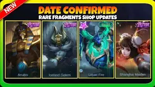 UPCOMING SKINS IN RARE FRAGMENT SHOP | MLBB RARE FRAGMENT SHOP UPDATE | FREE RARE FRAGMENTS
