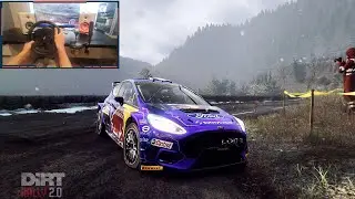 Ford Fiesta R5 M-Sport with Sebastien Loeb Ford Puma Rally1 Livery | Dirt Rally 2.0 Monte Carlo