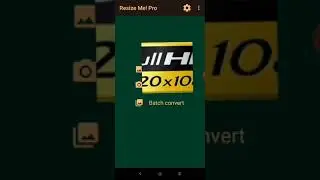 How to batch resize images taken with mobile phone camera only for profile photo using resize me!Pro