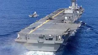 British jet lands on Japanese warship for the first time
