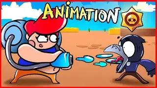 PAM VS CROWSSS - BRAWL STARS ANIMATION