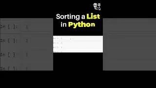 How to sort a list in Python?😮🐍