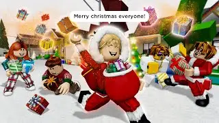 THE CHAOTIC CHRISTMAS: SANTA B3LLA 🤶🏻🎄 Roblox Brookhaven 🏡 RP - Funny Moments