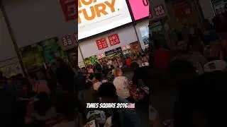 Times square New York in 2016 #throwback #throwbackthursday #nyc