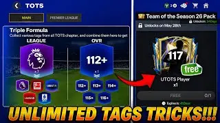 Unlimited Tags Trick ! Free 117 UTOTS Milestone [ More Free Star Shards ] 🤯🔥