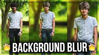 How to blur background on photoshop cc/cs6