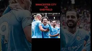 Mancester City vs Sheffield united 2-1 | Halland Goals #mancestercity #sheffield #halland #shorts