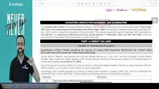 CA Final Nov 2023 DT | New Cases l Amendment & Priority Questions