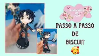 Passo a Passo Jimmyn de biscuit /Bonequinho de biscuit 🥰 #biscuit #btc #porcelanafria #doll