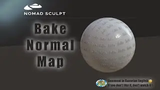 Nomad Sculpt - Bake Normal Map (V1.71 -3.12.2022)