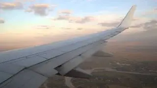 Посадка Boeing 737-800 в аэропорту Абакана
