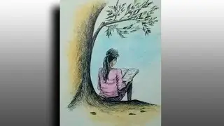 Drawing Tutorial || How to draw a girl - Step by Step || Pencil Sketch || Girl drawing