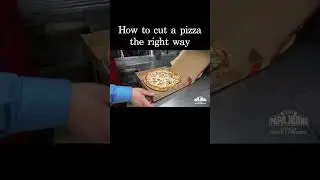 how to cut a pizza quick and easy