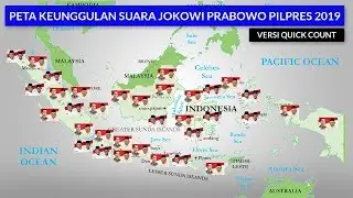 Perolehan Suara Jokowi Prabowo Pilpres 2019 di 34 Provinsi Versi Quick Count Poltracking