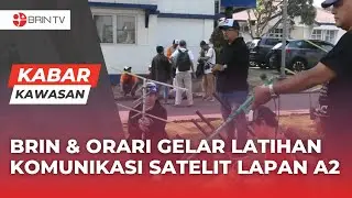 KERJASAMA BRIN & ORARI: LATIHAN KOMUNIKASI SATELIT LAPAN A2 (IO-86)