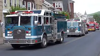 East End Fire Company of Tamaqua 2023 Block Party Lights & Sirens Fire Truck Parade