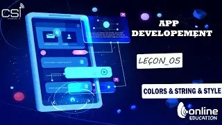 Leçon 05 : collor,string,style et shape Button