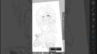 Que hacer cuando dibujas el Lineart en la capa equivocada 【IBIS PAINT X】