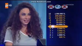 Kim milyoner olmak ister küfür eden kız şokk!!