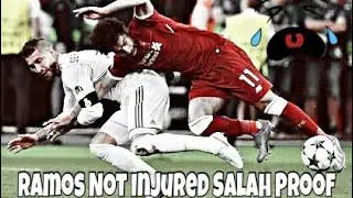 Sergio Ramos Not Injured Mo Salah Strong Proof