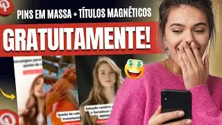 Como criar TÍTULOS MAGNÉTICOS pro Pinterest + Criação de PINS EM MASSA GRÁTIS |Alex Sales