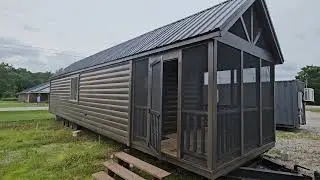 ONLY $85K ?!? THE BELLA PARK MODEL RV, 2 BED 1 BATH, AMISH BUILT MODULAR CABIN AND PREFAB TINY HOME 