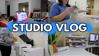 STUDIO VLOG | BEHIND THE SCENES OF A SMALL BUSINESS |. DAY IN THE LIFE OF A SMALL BUSINESS OWNER