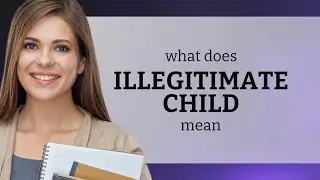 Illegitimate child — what is ILLEGITIMATE CHILD definition