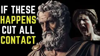 12 Signs You Should Cut All Contact with Someone | Marcus Aurelius Stoicism - Ultimate Guide