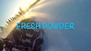 Lynx boondocker e-tec 850 in deep snow