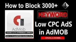Cara Block Iklan AdMob CPC Rendah Berdasarkan Keyword 2018