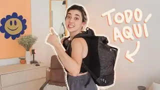 empaca conmigo en UNA MOCHILA pq *no pague maletas*